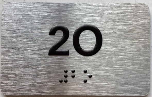 APT# 2O SILVER Sign