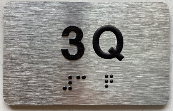 APT# 3Q SILVER Sign