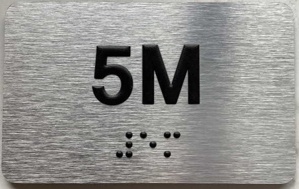 APT# 5M SILVER Sign