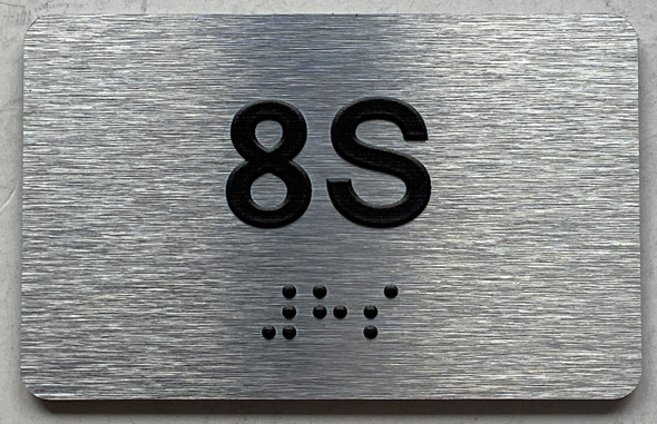 APT# 8S SILVER Sign