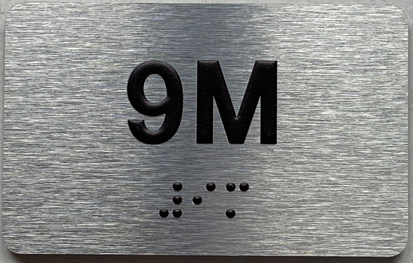 APT# 9M SILVER Sign