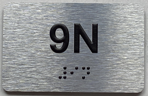 APT# 9N SILVER Sign