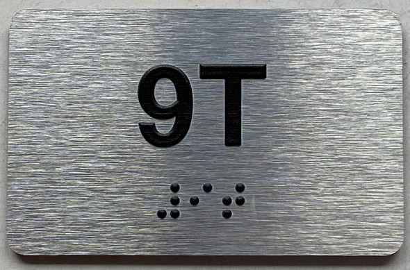 APT# 9T SILVER Sign