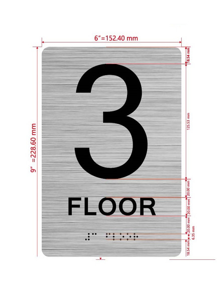 3 FLOOR Hpd Sign