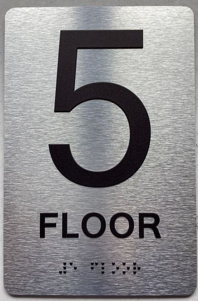 5 FLOOR Sign