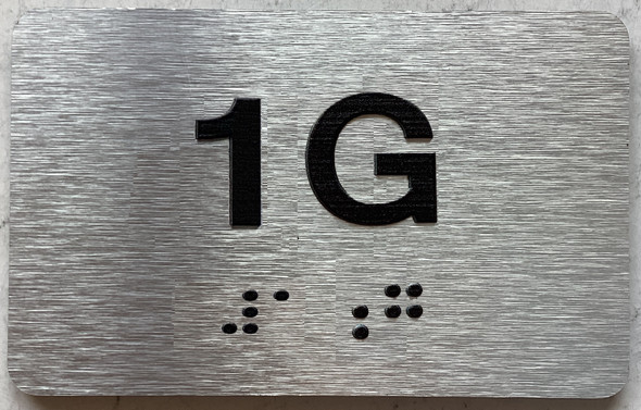 APT# 1G Sign
