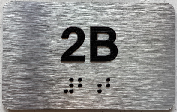 APT# 2B Sign