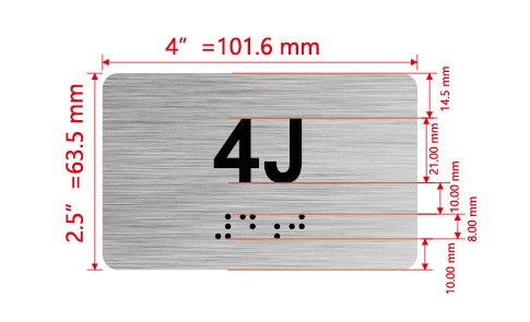 APT# 4J Hpd Sign
