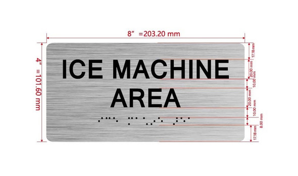 Ice Machine Area Hpd Sign