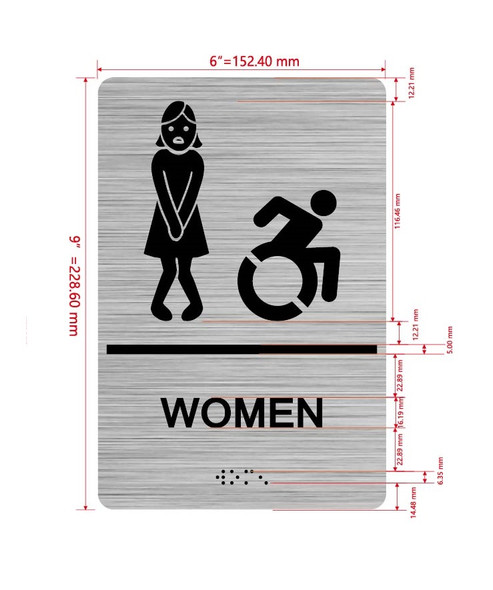 Women Accessible Hpd Sign