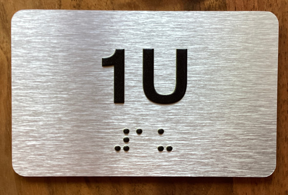 Apartment Number 1U Hpd Sign