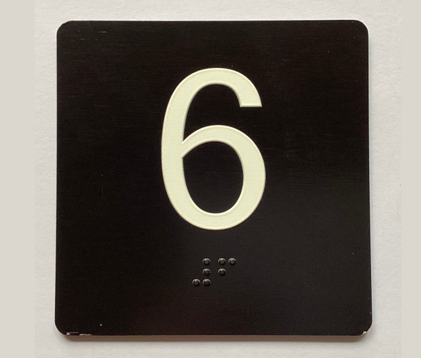 Elevator 6 Sign Elevator Jamb Plate Hpd Sign