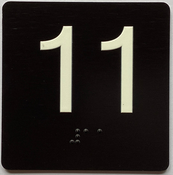 11 Sign with Raised Letters Sign