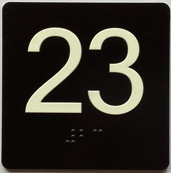 23 Sign with Raised Letters Sign