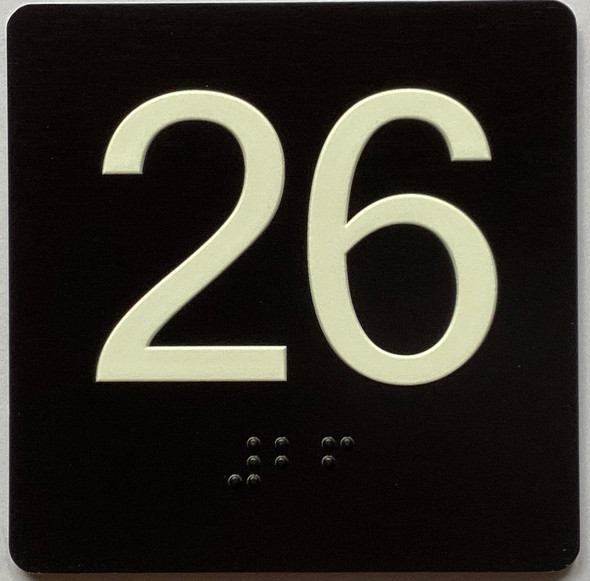 26 Sign with Raised Letters Sign