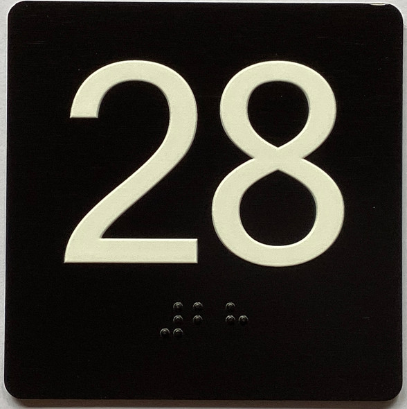 28 Sign with Raised Letters Sign