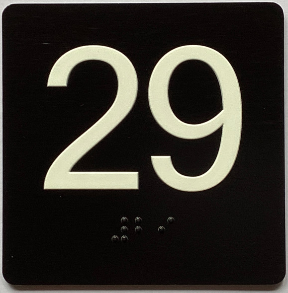 29 Sign with Raised Letters Sign
