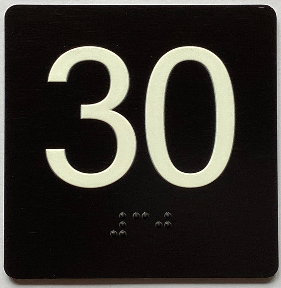 30 Sign with Raised Letters Sign
