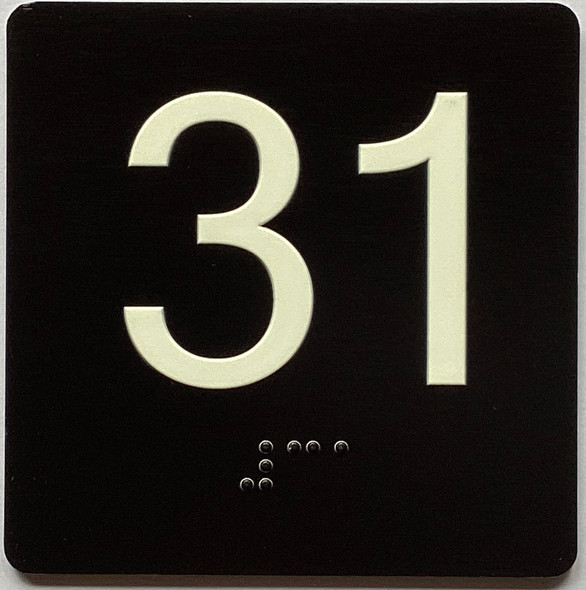 31 Sign with Raised Letters Sign
