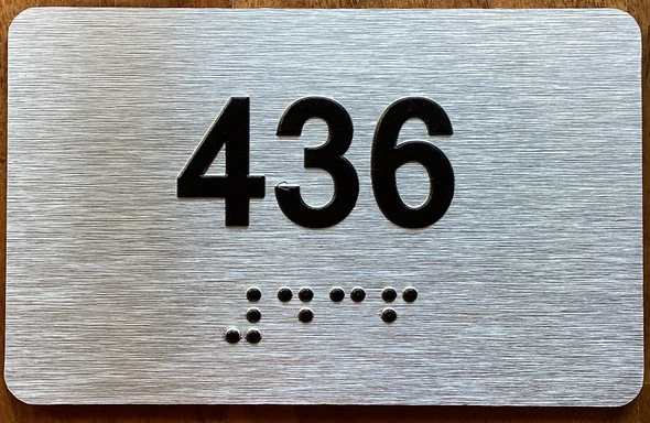 Apartment number 436 Sign