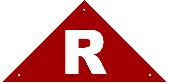 State Truss Construction Sign-R Triangular Sign