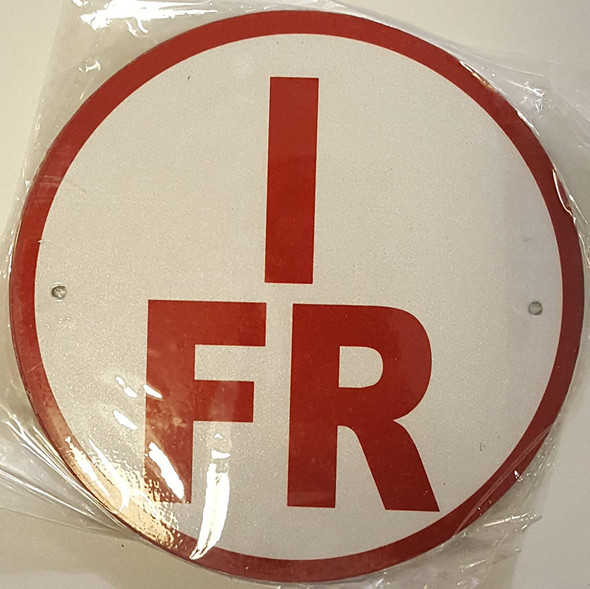 V-R Floor Truss Circular Sign-New York Truss Construction Sign