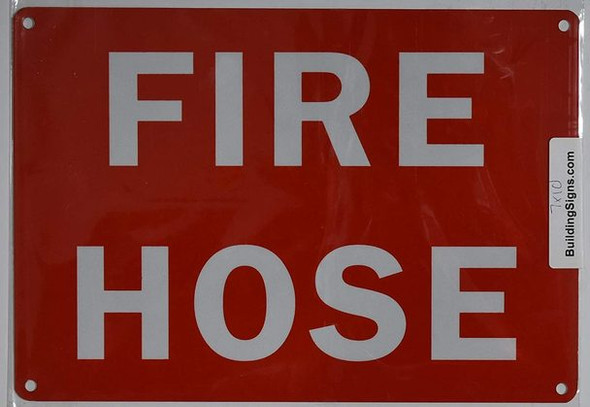 FIRE Hose Sign