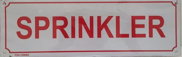 SPRINKLER Sign