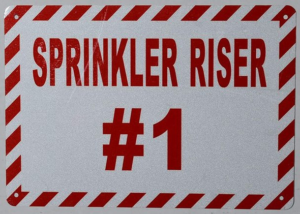 Sprinkler Riser #1 Sign
