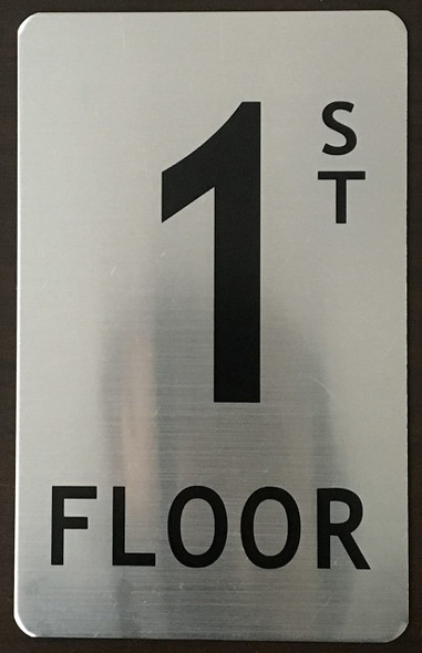 1st Floor Sign