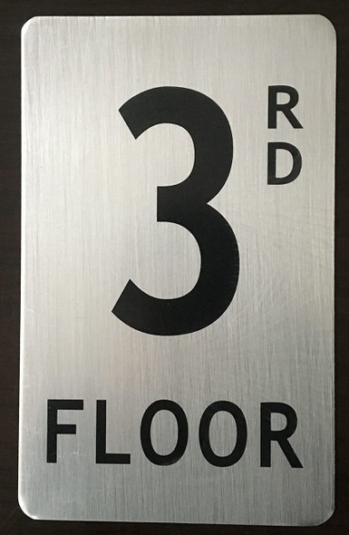 3rd floor Sign