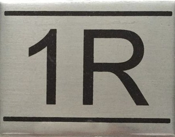 APARTMENT Number Sign  -1R