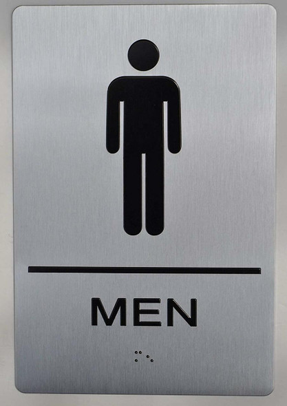 MEN RESTROOM ADA  -Tactile s The sensation line