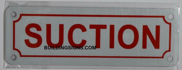 Suction Sign