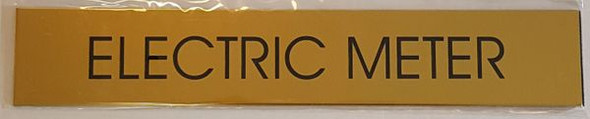 Electric Meter Room Gold