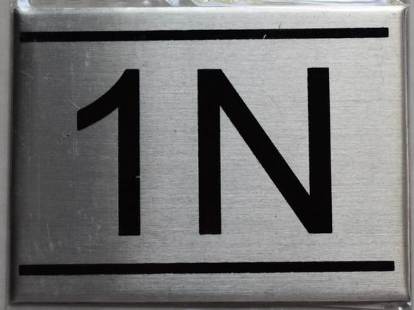 Apartment number sign