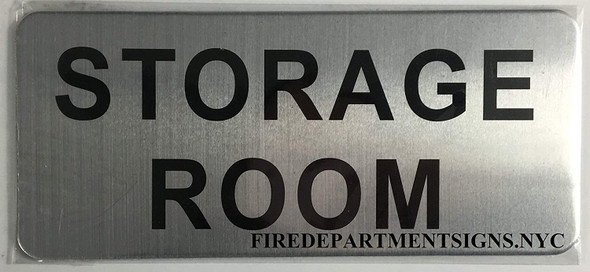 Storage Room Sign