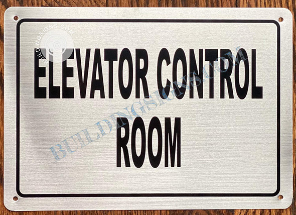 Elevator Control Sign