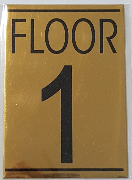 FLOOR 1 Sign