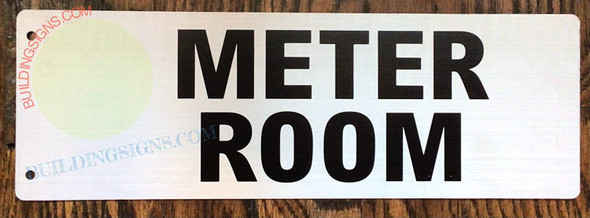 SIGN Meter Room-Two-Sided/Double Sided Projecting, Corridor and Hallway