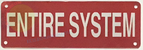 SIGN ENTIRE SYSTEM