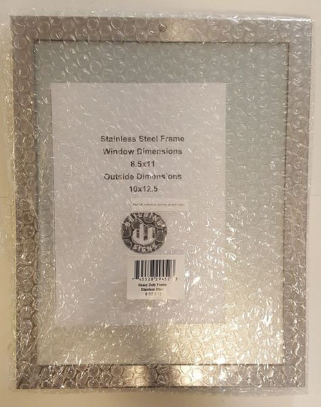 Elevator Notice FRAME (Lockable !!!, Silver, Heavy Duty, Aluminum)