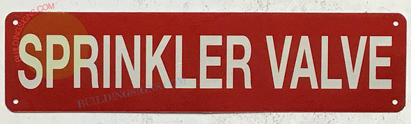 SPRINKLER VALVE SIGN