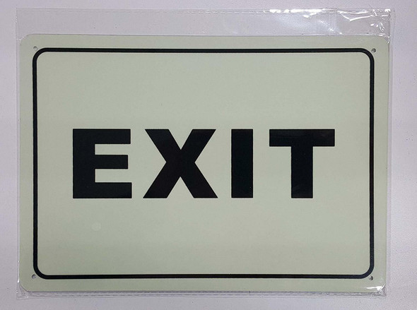 EXIT glow in dark Sign