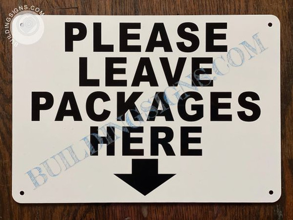 PLEASE LEAVE PACKAGES HERE