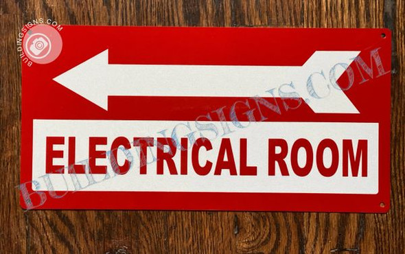 ELECTRICAL ROOM LEFT SIGN