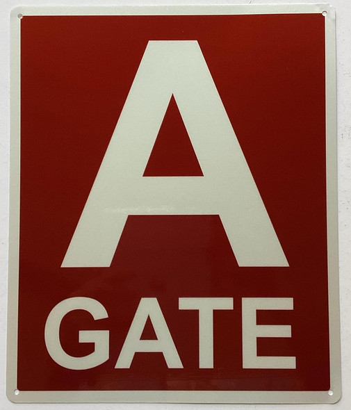 Gate A Sign