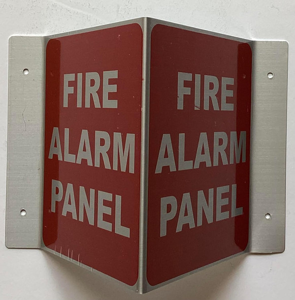 Corridor Fire alarm annunciator Signage-Fire alarm annunciator Hallway Signage -le couloir Line