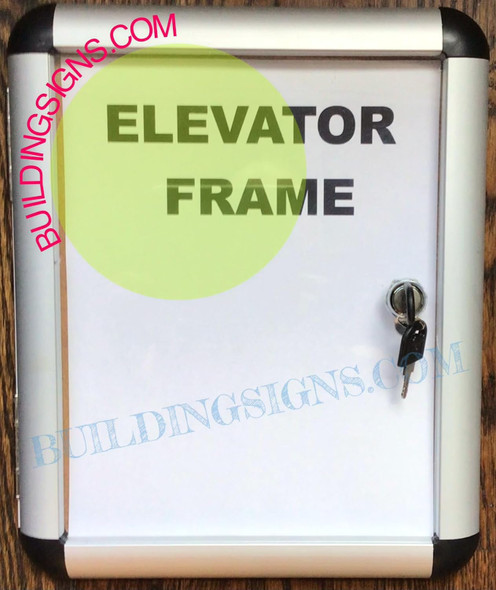 Signage  Indoor Enclosed Bulletin Board Cabinet - Bulletin Board Lockable Display Frame