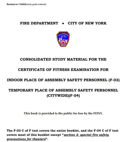 CONSOLIDATED STUDY MATERIAL fire department ny
case study fire department ny